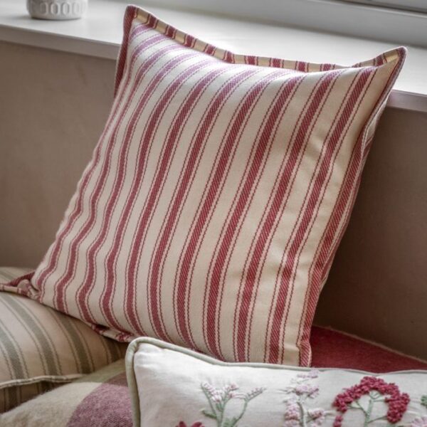 Alston Woven Stripe Cushion - Image 2