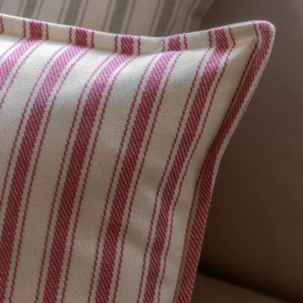 Alston Woven Stripe Cushion - Image 3