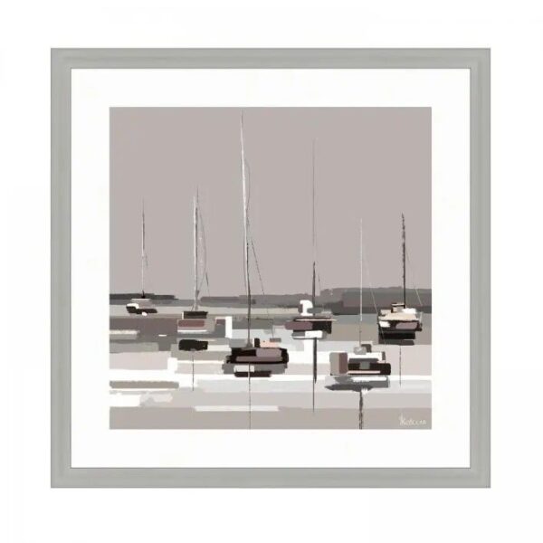 Anchored Bay Framed Art