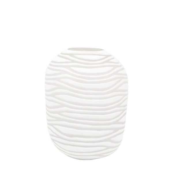 Andorra Handblown Carved Glass Vase