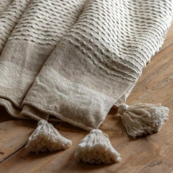 Arya Textured Stripe Throw - Image 2