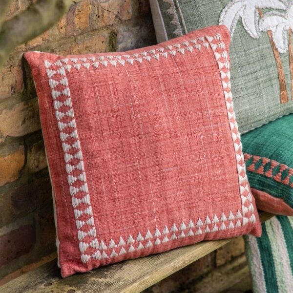 Kai Embroider Border Cushion - Image 2