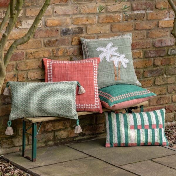 Kai Embroider Border Cushion - Image 4