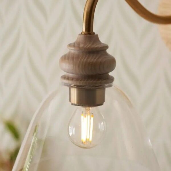 Cotswold 1 Wall Light Natural Ash - Image 3