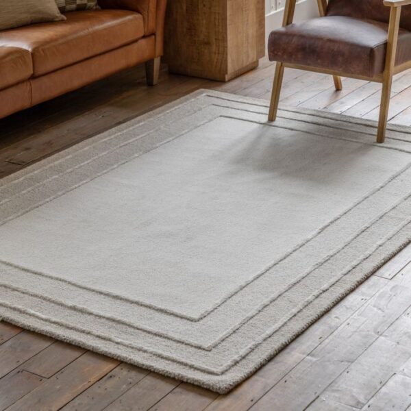 Ithaca Tonal Border Rug - Image 2