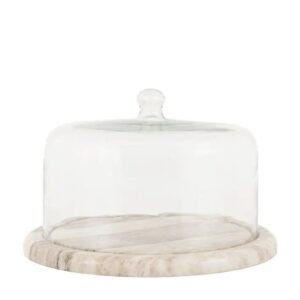 Novi Cake Dome Beige Marble