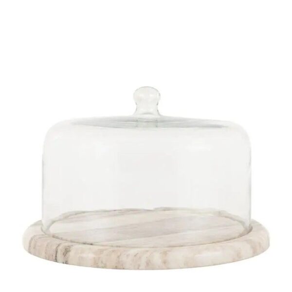 Novi Cake Dome Beige Marble