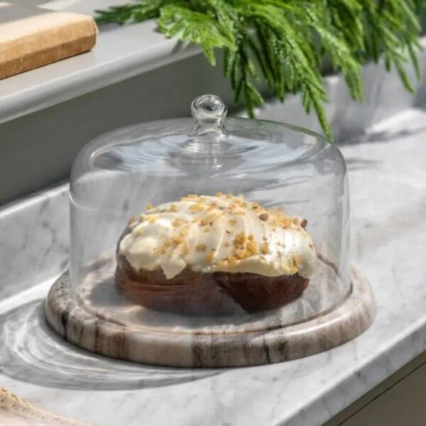 Novi Cake Dome Beige Marble - Image 2